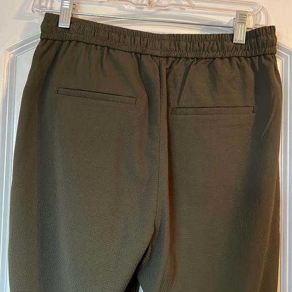 H&M Olive Green Straight Leg Trousers - Picture 7 of 8